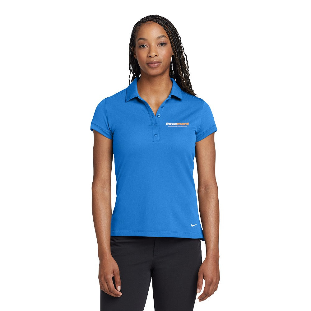 Nike Women's Dri-FIT Solid Icon Pique Modern Fit Polo