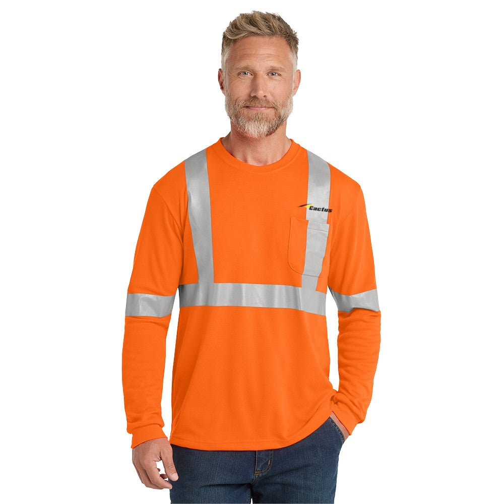 CornerStone® ANSI 107 Class 2 Long Sleeve Safety T-Shirt