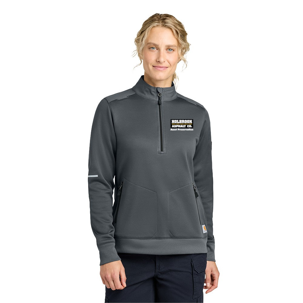 Carhartt® Women’s FLD & RSCU 1/2-Zip Mid-Layer