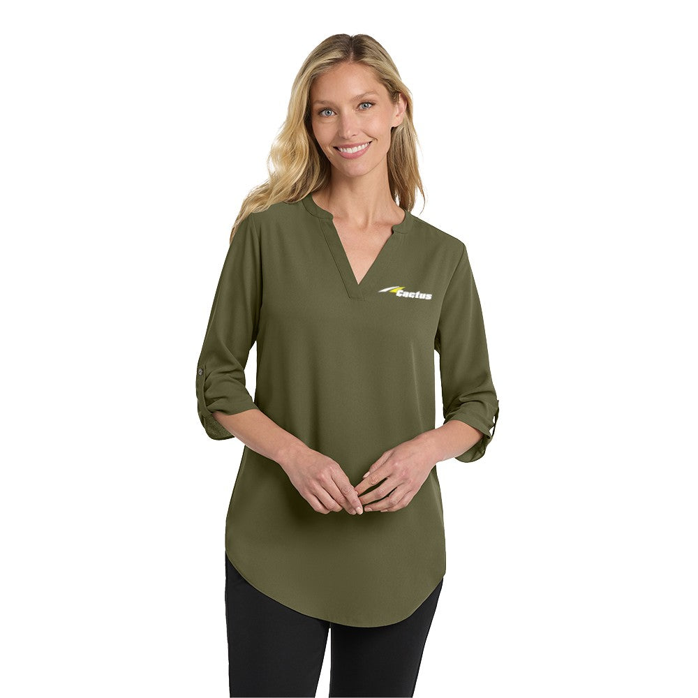 Port Authority® Women's 3/4-Sleeve Tunic Blouse